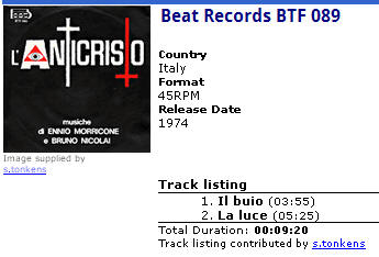Beat Records BTF 089  