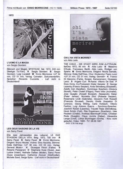 German ENNIO MORRICONE-FILMOGRAFIE PDF E-BOOK
