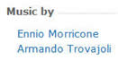 Composer Ennio Morricone, Armando Trovajoli (IMDB) 