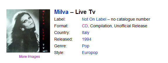Milva's album about "Music a Sera (1967)" (Song 9)