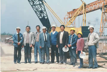 韩文光-- 1988年（51岁）在金陵石化热电厂建设工地