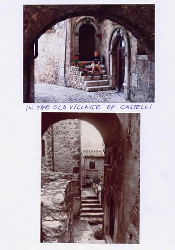 In the old village of castelli