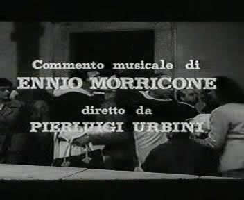In start of the movie, Composer Ennio Morricone was shown. This is his maiden work for movie