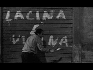 卡米洛带着他的同学深夜到社会党总部门前刷标语 "LA CINA è VICINA" (中国已近) 被前来巡夜的警察发现.