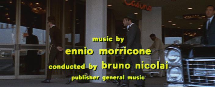 It is shown in the movie composed by Ennio Morricone