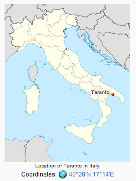 塔兰托(Taranto)是意大利南部著名的海港和军港
