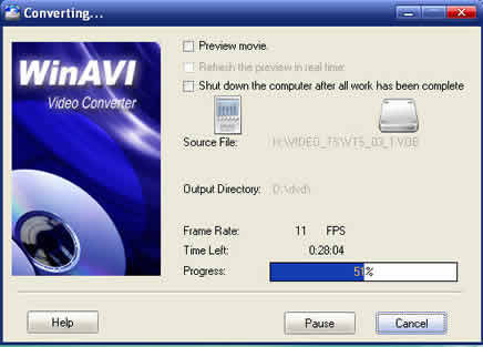 简单好用的视频转换软件 WinAvi