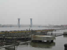A big bridge across in HAI river 