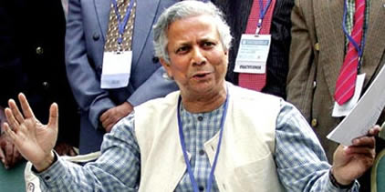 A economist to poor Muhammad Yunus