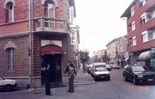 In front of ZIO hotel in 1993