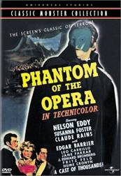 The phantom of the opera The movie in 1943 produced by Global film. Starred by Claude Rains。